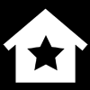 home icon with star